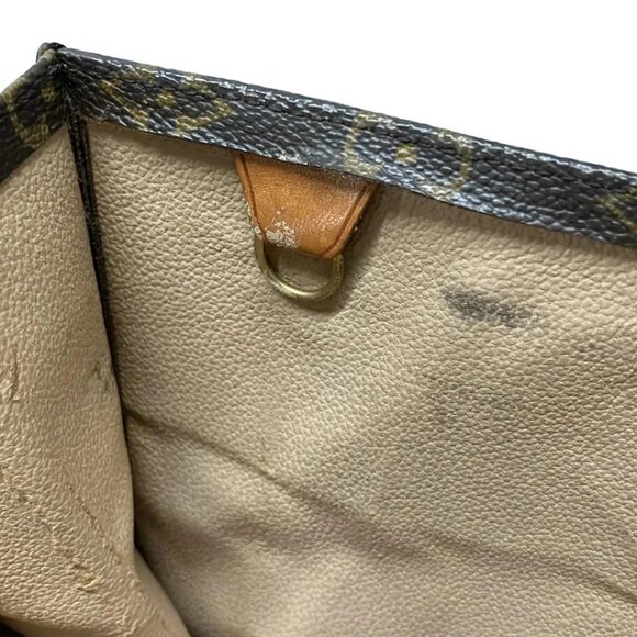 Auth LOUIS VUITTON Sac Plat M51140 Monogram - MI0958 Handbag Monogram Canvas - Picture 10 of 12